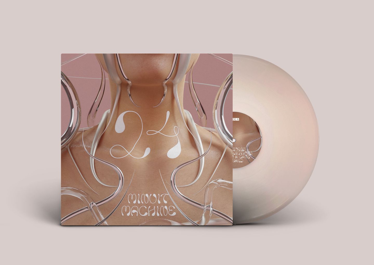 24 Clear Nude Vinyl